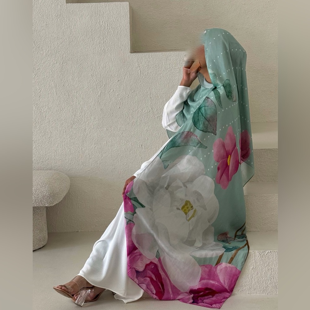 Floral Print Premium Modal Hijab